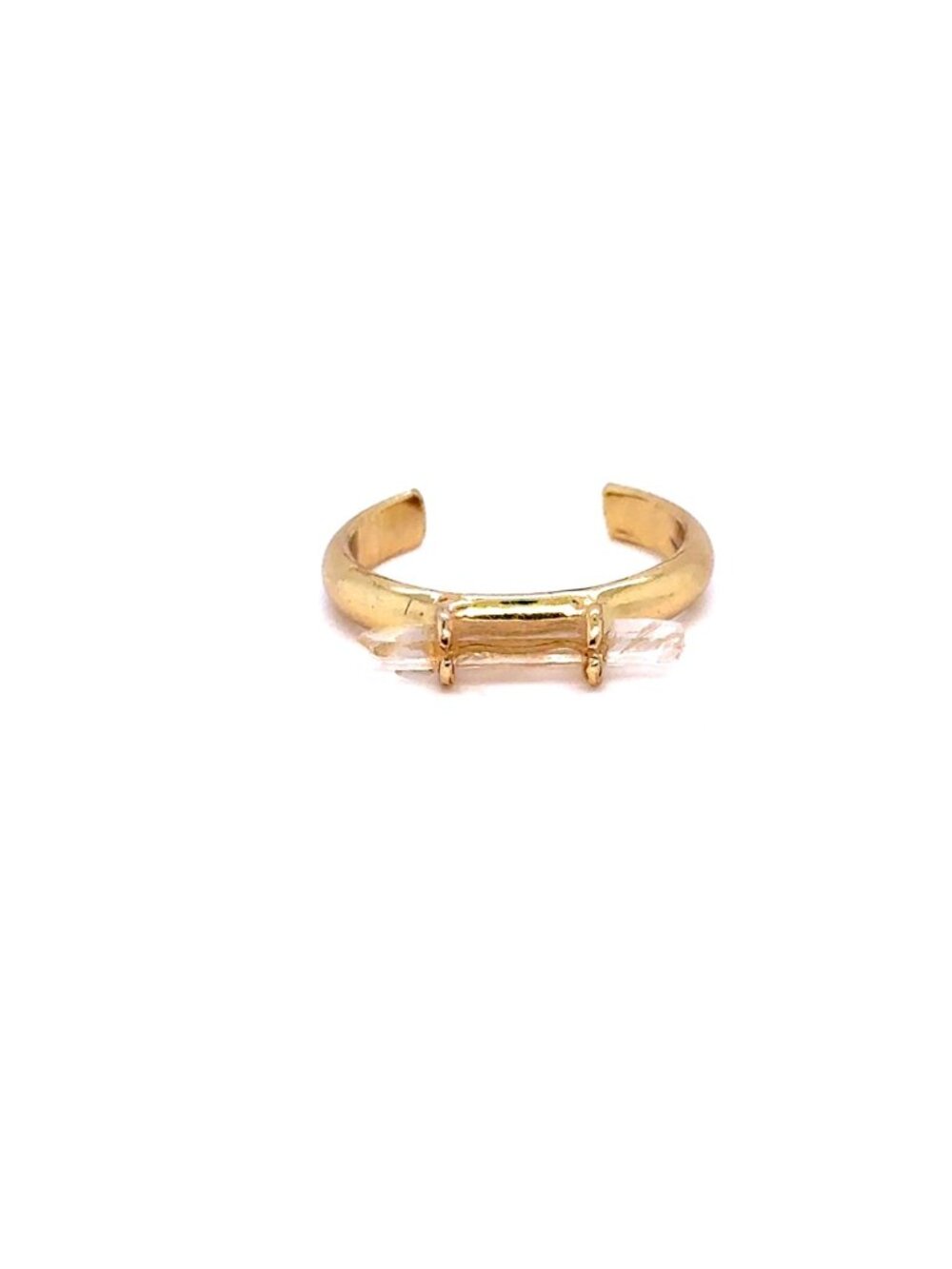 Sorrelli Open Cuff Crystal Ring